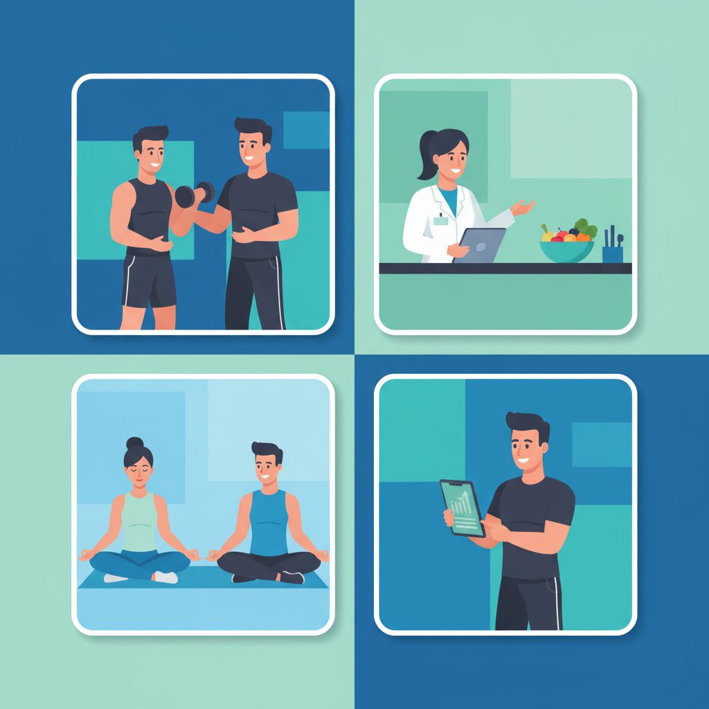 Infographie montrant les quatre piliers d