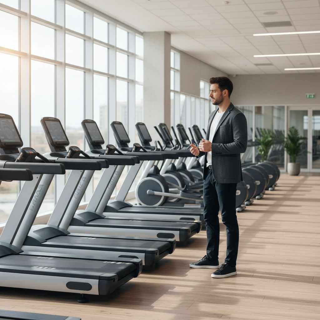 Une personne pensive regardant une rangée d
