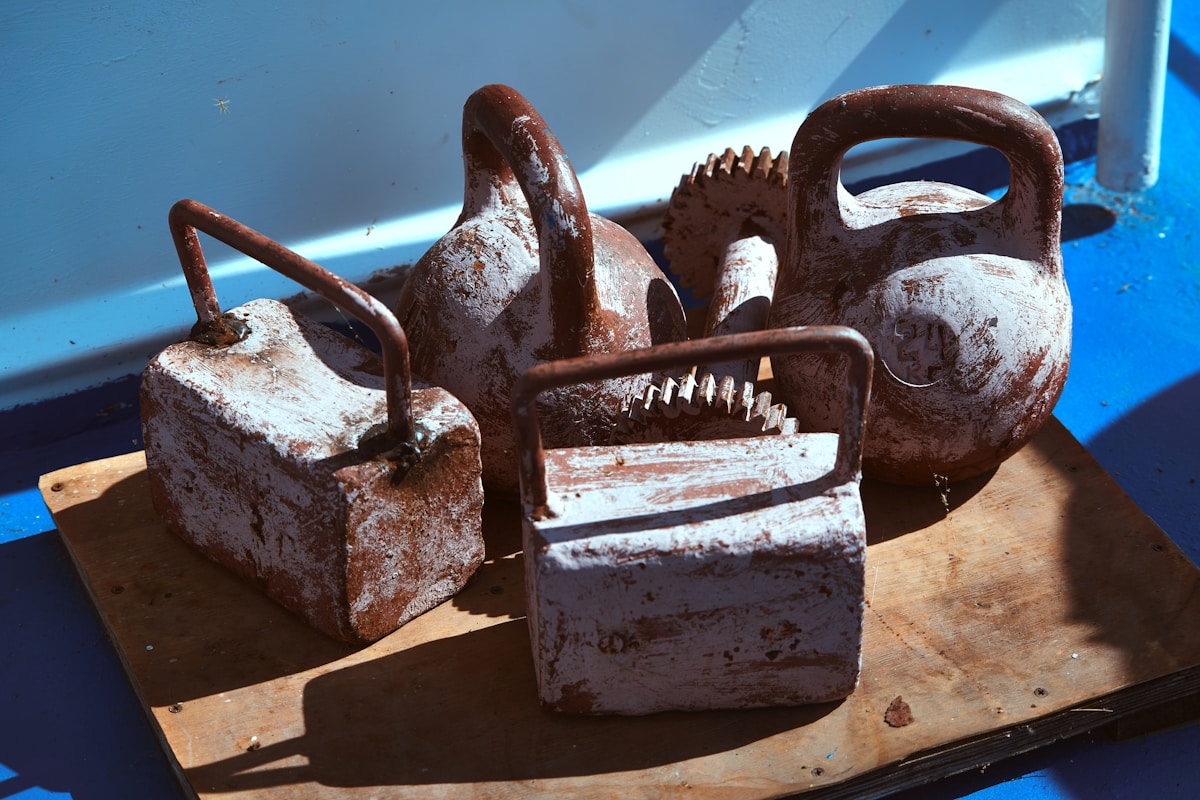 a couple of clay pots