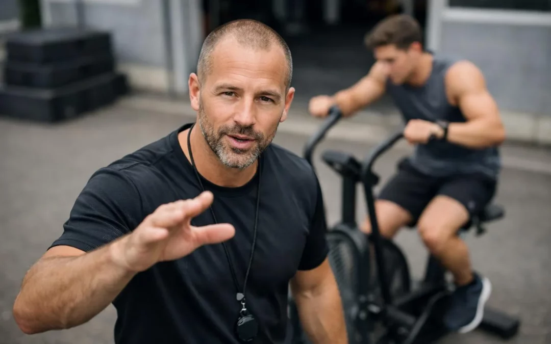 "Entraîneur de fitness à Unit62 Renens donnant des conseils pour un entraînement cardio efficace"