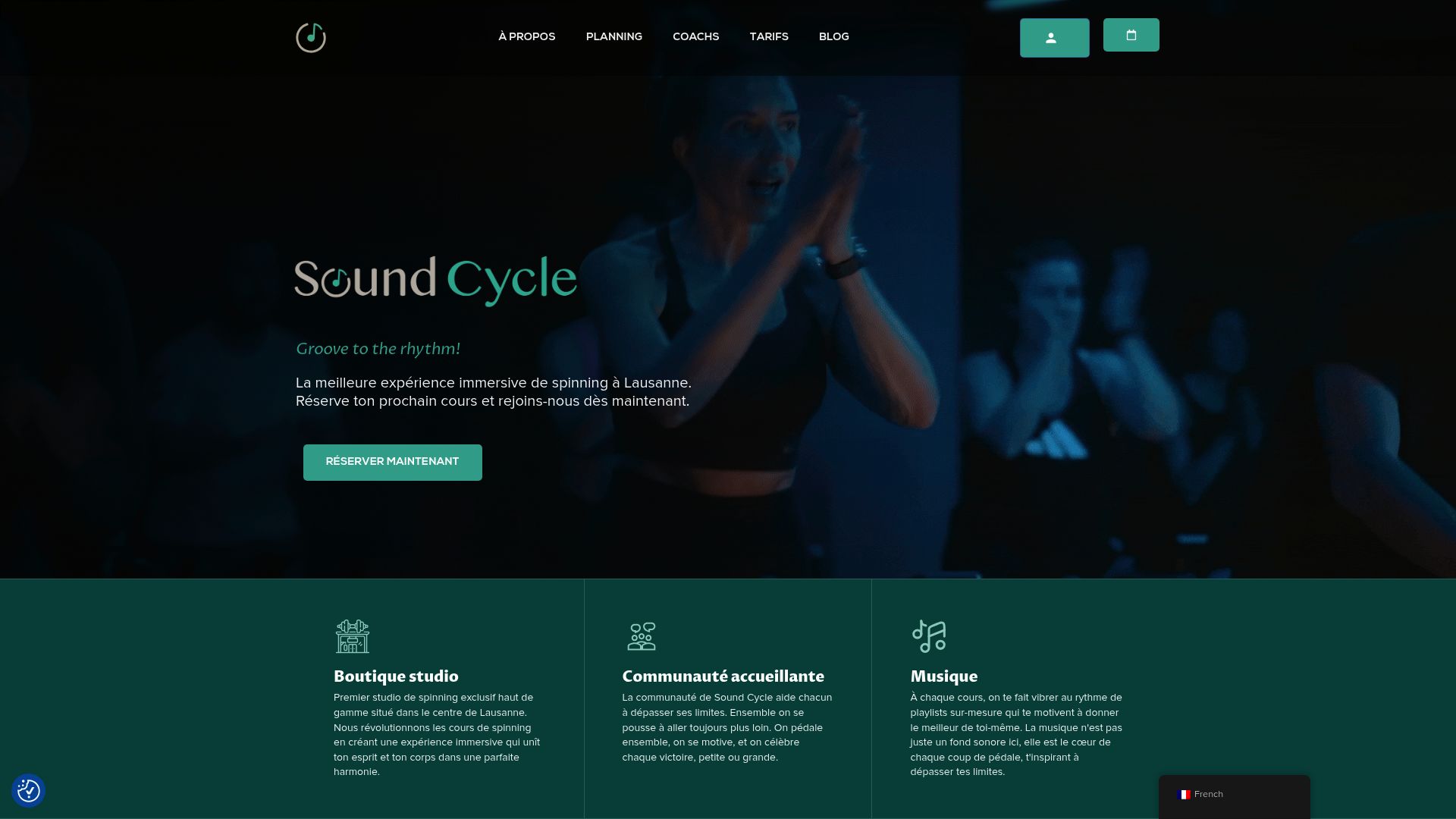 Screenshot of soundcycle.ch